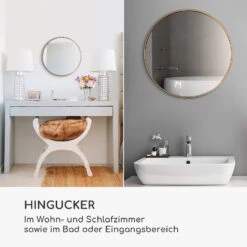 Fournier Wandspiegel Metallrahmen Rund Ø 40 Cm -Innovation Home Appliances Store 10039433 de 0003 logo