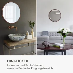 Fournier Wandspiegel Metallrahmen Rund Ø 80 Cm -Innovation Home Appliances Store 10039437 de 0003 logo