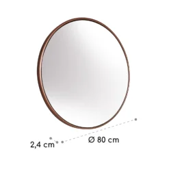 Fournier Wandspiegel Metallrahmen Rund Ø 80 Cm -Innovation Home Appliances Store 10039437 yy 0006 logo