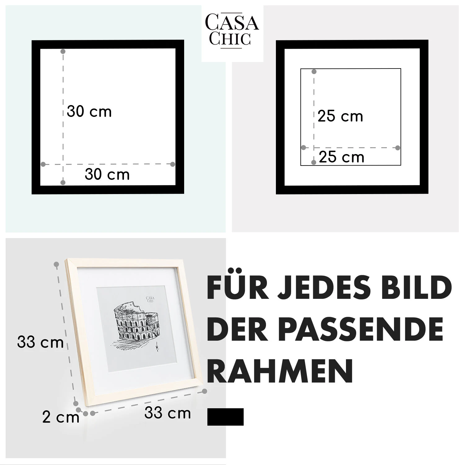 York Bilderrahmen Quadratisch 30 X 30 Cm Fotos Passepartout Glas 5 York Bilderrahmen Quadratisch 30 X 30 Cm Fotos Passepartout Glas – Bild 5