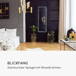 Norwich Spiegel Holzrahmen Rechteckig 130 X 45 Cm Mosaik-Design -Innovation Home Appliances Store 10039473 de 0003 logo