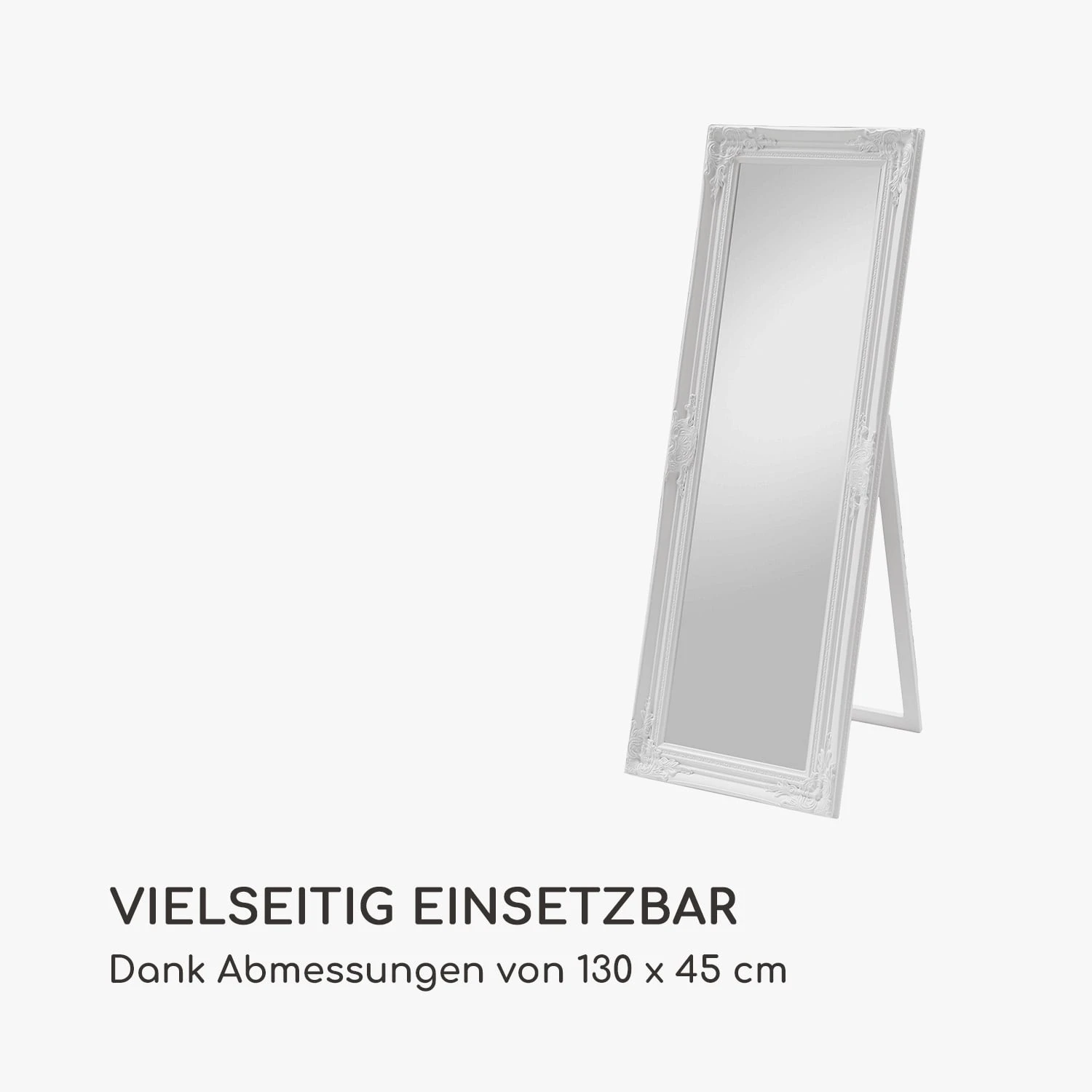 Ashford Standspiegel Massivholzrahmen Rechteckig 130 X 45 Cm 5 Ashford Standspiegel Massivholzrahmen Rechteckig 130 X 45 Cm – Bild 5