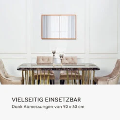 Croxley Wandspiegel Metallrahmen Rechteckig 90 X 60 Cm -Innovation Home Appliances Store 10039498 de 0003 logo