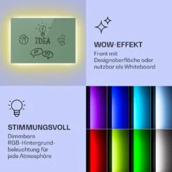 Mojave 750 Smart 2-in-1 Heizgerät Infrarot Konvektor 85x60cm 750W RGB-Licht 10 Mojave 750 Smart 2-in-1 Heizgerät Infrarot Konvektor 85x60cm 750W RGB-Licht -Innovation Home Appliances Store 10039818 de 0003 logo