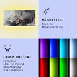 Mojave 1000 Smart 2-in-1 Heizgerät Infrarot Konvektor 120x60cm 1000W RGB-Licht -Innovation Home Appliances Store 10039825 de 0003 logo