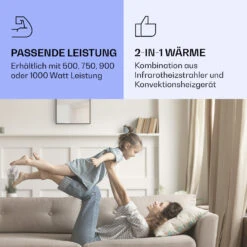 La Palma 500 Smart 2-in-1 Heizgerät Infrarot Konvektor 60x60cm 500W Spiegelfront -Innovation Home Appliances Store 10039827 de 0004 logo