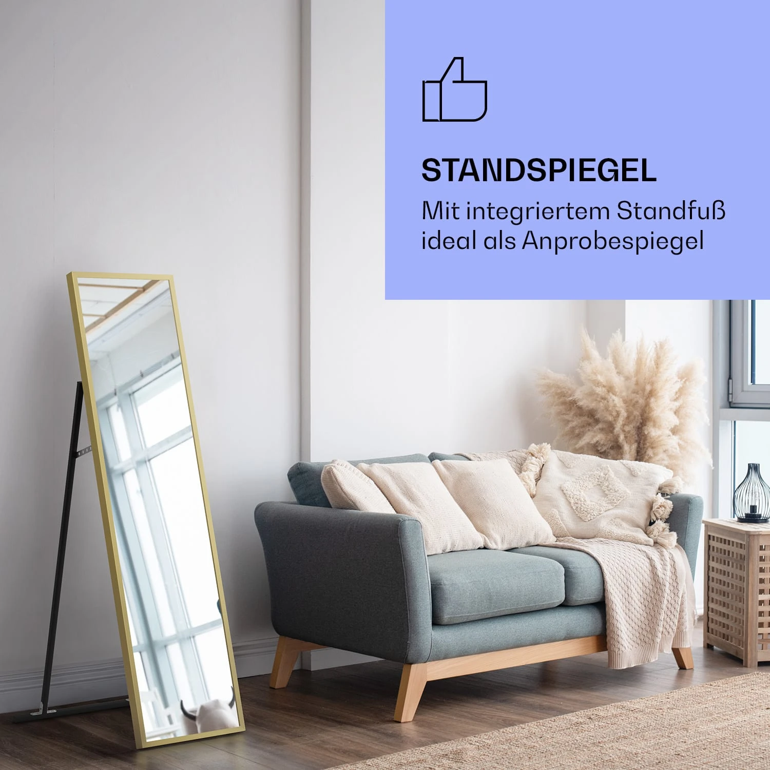 La Palma 900 Smart Infrarotstrahler Konvektor 40x160cm 900W Spiegel Standfuß 2 La Palma 900 Smart Infrarotstrahler Konvektor 40x160cm 900W Spiegel Standfuß – Bild 2