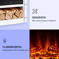 Dukono Elektrokamin 1800 W LED-Flammen Heizlüfter Timer Holzfach 10 Dukono Elektrokamin 1800 W LED-Flammen Heizlüfter Timer Holzfach -Innovation Home Appliances Store 10039851 de 0003 logo