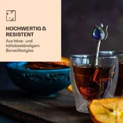 DUOS Doppelwandiges Glas 80 Ml Trinkglas Espresso Borosilikatglas -Innovation Home Appliances Store 10039886 de 0003 logo