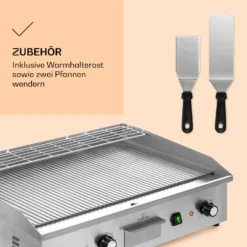 Grillmeile 4400 Elektrogrill Plancha 2x2200W Grillplatte Edelstahl -Innovation Home Appliances Store 10039916 de 0006 logo