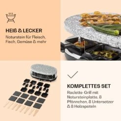Steaklette Raclette Raclette-Grill Mit Zubehör Für 8 Personen 9 Steaklette Raclette Raclette-Grill Mit Zubehör Für 8 Personen -Innovation Home Appliances Store 10039925 de 0004 logo