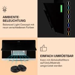 Aurora Eco 90 Dunstabzugshaube 550 M³/h 90cm Kopffrei Ambientelicht -Innovation Home Appliances Store 10039929 de 0004 logo