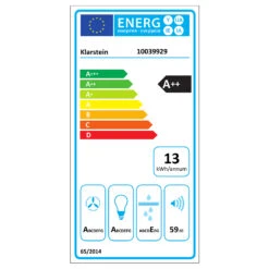 Aurora Eco 90 Dunstabzugshaube 550 M³/h 90cm Kopffrei Ambientelicht -Innovation Home Appliances Store 10039929 energy label
