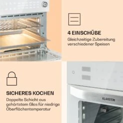 Vigor Air Heißluftfritteuse 1800 W 30 Liter 18 Programme 13 Vigor Air Heißluftfritteuse 1800 W 30 Liter 18 Programme -Innovation Home Appliances Store 10039941 de 0006 logo