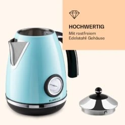 Aquavita Chalet Wasserkocher 1,7 Liter 2200 Watt Temperaturanzeige Edelstahl 13 Aquavita Chalet Wasserkocher 1,7 Liter 2200 Watt Temperaturanzeige Edelstahl -Innovation Home Appliances Store 10040039 de 0006 logo