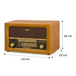 Belle Epoque 1906 Retro-Stereoanlage CD FM USB MP3 REC AUX 15 Belle Epoque 1906 Retro-Stereoanlage CD FM USB MP3 REC AUX -Innovation Home Appliances Store 10040054 yy 0008 dimensions