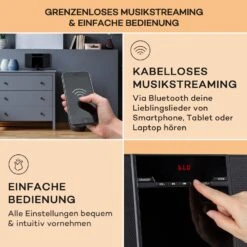 V14.2 Vertical-Stereoanlage CD FM Tuner BT USB AUX -Innovation Home Appliances Store 10040078 de 0005 usp