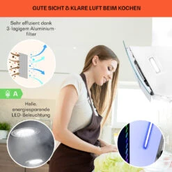 Clara 90 Dunstabzugshaube Glas 509 M³/h Touch Ambiente-Licht -Innovation Home Appliances Store 10040143 de 0004 logo