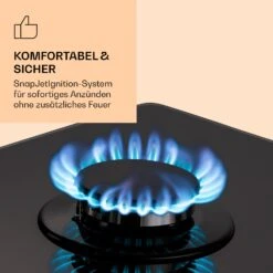 Ignito Chef Edition 5 Zonen Gaskochfeld 5-flammig Sabaf-Brenner Glaskeramik -Innovation Home Appliances Store 10040146 de 0004 logo
