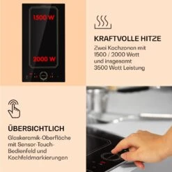 Victoria Domino Induktionskochfeld Einbau 3500W Flexzone Timer -Innovation Home Appliances Store 10040199 de 0004 logo