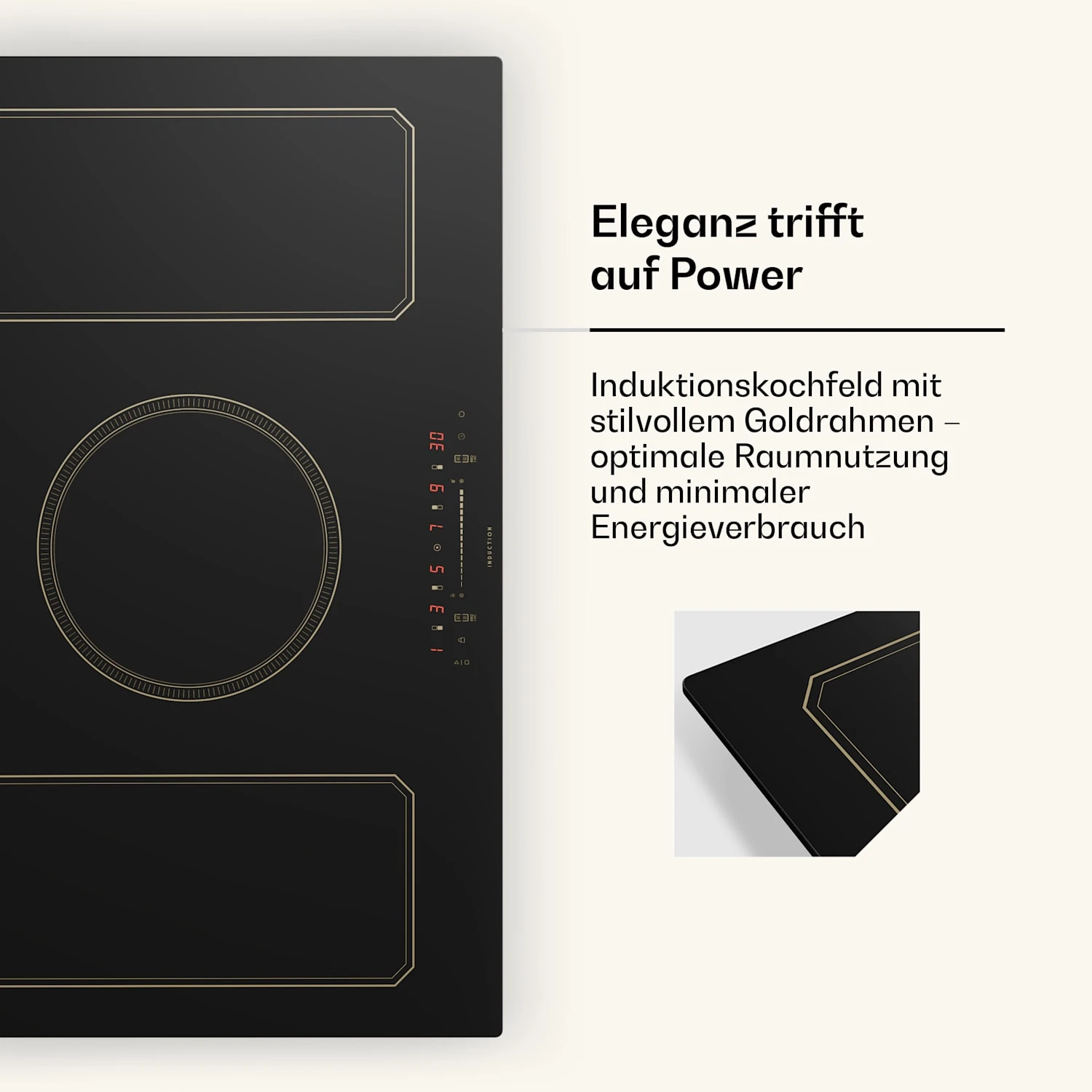 Victoria 5 Flex Induktionskochfeld Einbau 7400W 2 Flexzonen Timer 4 Victoria 5 Flex Induktionskochfeld Einbau 7400W 2 Flexzonen Timer – Bild 4