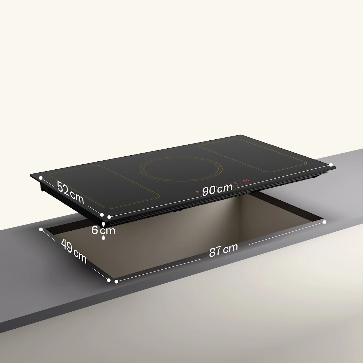 Victoria 5 Flex Induktionskochfeld Einbau 7400W 2 Flexzonen Timer 7 Victoria 5 Flex Induktionskochfeld Einbau 7400W 2 Flexzonen Timer – Bild 7
