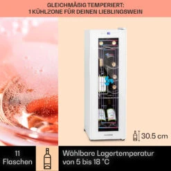 Shiraz 12 Slim Uno Weinkühlschrank 32l/12Fl.Touch 85 W 5-18 °C LED -Innovation Home Appliances Store 10040213 de 0003 usp