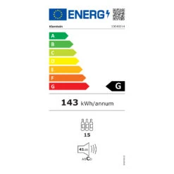 Shiraz 15 Slim Uno Weinkühlschrank 44l Touch-Bedienfeld 5-18°C -Innovation Home Appliances Store 10040214 energy label