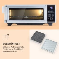 Vita-Crisp Heißluftfritteuse 1700W 10L 8 Funktionen Platzsparend -Innovation Home Appliances Store 10040224 de 0006 logo