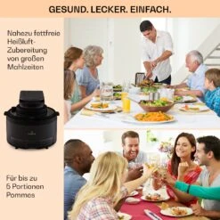 Vendure Heißluftfritteuse Mit Dampffunktion 1250W 5 Liter 6 Programme 12 Vendure Heißluftfritteuse Mit Dampffunktion 1250W 5 Liter 6 Programme -Innovation Home Appliances Store 10040278 de 0006 usp