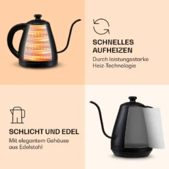 Garcon Wasserkocher 1L 2000W Warmhaltefunktion Schwanenhals Edelstahl -Innovation Home Appliances Store 10040347 de 0004 logo