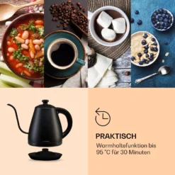 Garcon Wasserkocher 1L 2000W Warmhaltefunktion Schwanenhals Edelstahl -Innovation Home Appliances Store 10040347 de 0006 logo