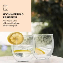 DUOS Jumbo Doppelwandiges Glas 410 Ml Thermofunktion Inkl. Edelstahl-Löffel -Innovation Home Appliances Store 10040400 de 0003 logo