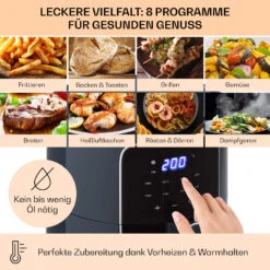 Crisp-Pro Heißluftfritteuse Air Fryer 1400W 3,5 Ltr 8 Programme Timer -Innovation Home Appliances Store 10040701 de 0003 logo