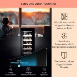 Vinovilla 20 Built-In Weinkühlschrank 50l / 20 Flaschen Glastür Edelstahl -Innovation Home Appliances Store 10040729 de 0004 logo