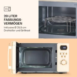 Julieta Mikrowelle Mit Grill 20l 700 / 800 W Ø25,5cm 8 Programme -Innovation Home Appliances Store 10040731 de 0004 logo