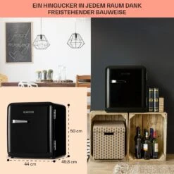 Audrey Mini Retro-Kühlschrank 48l 2 Ebenen 10 Audrey Mini Retro-Kühlschrank 48l 2 Ebenen -Innovation Home Appliances Store 10040738 de 0005 usp