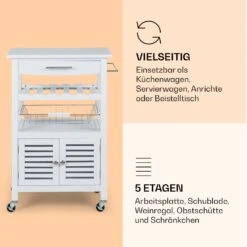 Louisiana Servierwagen Küchenwagen 5 Etagen Holz Handtuchhalter Mobil 11 Louisiana Servierwagen Küchenwagen 5 Etagen Holz Handtuchhalter Mobil -Innovation Home Appliances Store 10041122 de 0004 logo