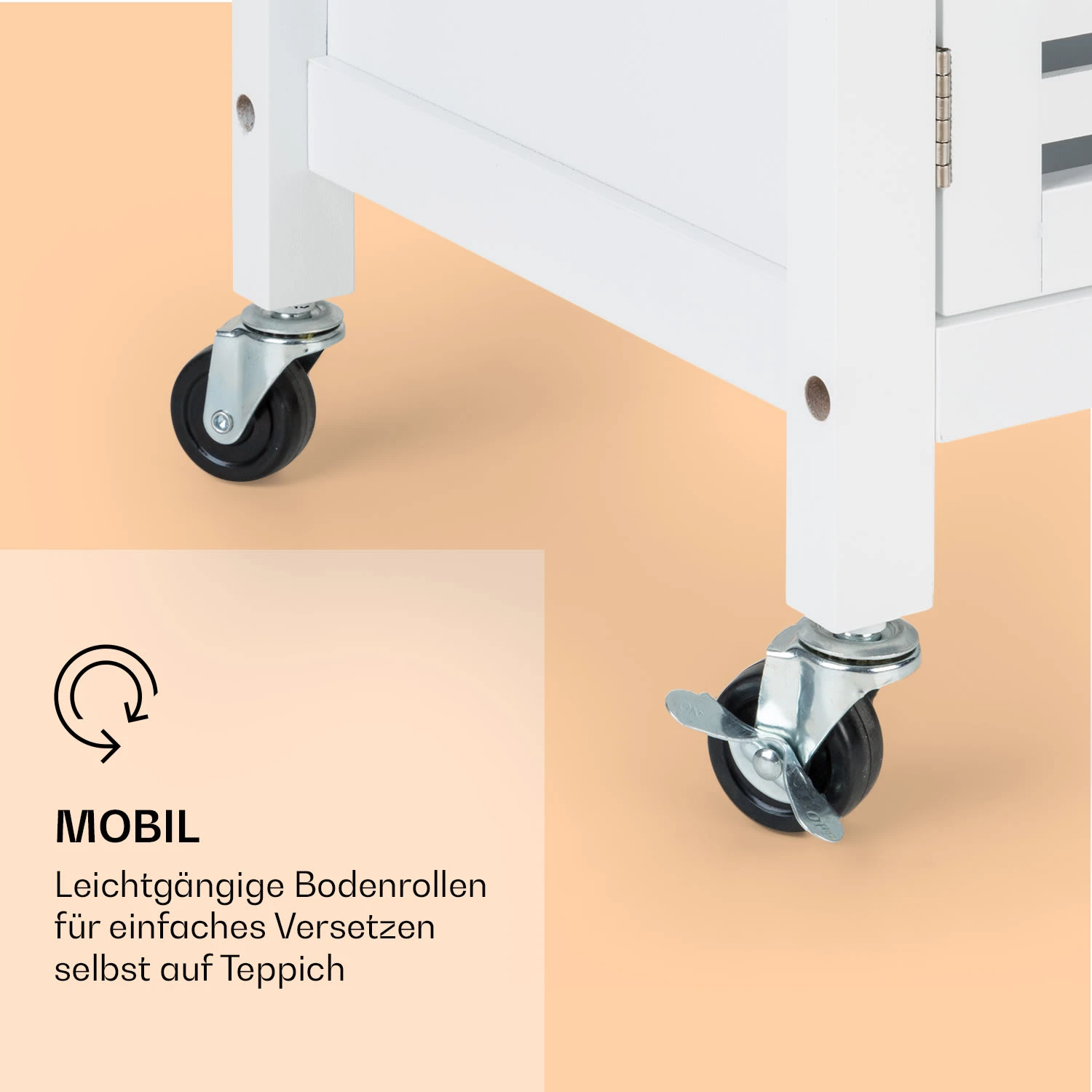 Louisiana Servierwagen Küchenwagen 5 Etagen Holz Handtuchhalter Mobil 7 Louisiana Servierwagen Küchenwagen 5 Etagen Holz Handtuchhalter Mobil – Bild 7