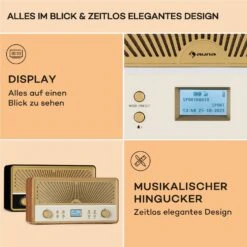 Glastonbury Go Digital-Radio Stereo Akku BT DAB/UKW MP3 USB Line-In -Innovation Home Appliances Store 10041151 de 0006 usp