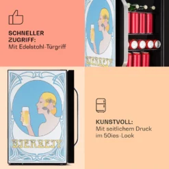 Beersafe 70 Bierzeit Edition Kühlschrank 70 Ltr 3 Böden Glas Edelstahl 11 Beersafe 70 Bierzeit Edition Kühlschrank 70 Ltr 3 Böden Glas Edelstahl -Innovation Home Appliances Store 10041176 de 0004 usp