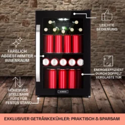 Beersafe 70 Bierzeit Edition Kühlschrank 70 Ltr 3 Böden Glas Edelstahl 13 Beersafe 70 Bierzeit Edition Kühlschrank 70 Ltr 3 Böden Glas Edelstahl -Innovation Home Appliances Store 10041176 de 0006 usp
