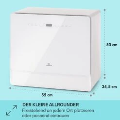 Emerald 5 Slim Geschirrspüler Freistehend 7 Programme Touch-Control 11 Emerald 5 Slim Geschirrspüler Freistehend 7 Programme Touch-Control -Innovation Home Appliances Store 10041185 de 0005 usp