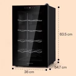 Barolo 15 Uno Weinkühlschrank 48 Ltr 15 Flaschen 11-18°C SingleZone -Innovation Home Appliances Store 10041207 yy 0008 dimensions