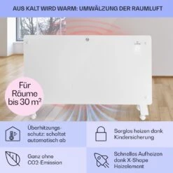 Bansin Crystal Smart Konvektions-Heizgerät 1500W 5 - 50 °C App-Steuerung 11 Bansin Crystal Smart Konvektions-Heizgerät 1500W 5 - 50 °C App-Steuerung -Innovation Home Appliances Store 10041210 de 0004 usp