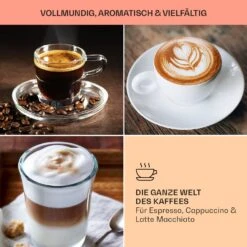 BellaVita Kaffeemaschine 3-in-1 1450 W 20 Bar Milchschäumer -Innovation Home Appliances Store 10041240 de 0007 usp
