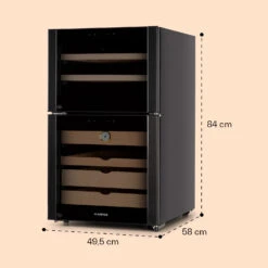 El Dorado 108 Humidor & Weinkühlschrank Touch 108L LED -Innovation Home Appliances Store 10041277 yy 0008 dimensions