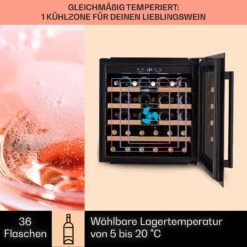 Vinsider 36 Built-In Uno Einbau-Weinkühlschrank 36 Flaschen 92 Ltr Edelstahl -Innovation Home Appliances Store 10041286 de 0003 usp