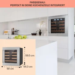 Vinsider 36 Built-In Uno Einbau-Weinkühlschrank 36 Flaschen 92 Ltr Edelstahl -Innovation Home Appliances Store 10041288 de 0006 usp
