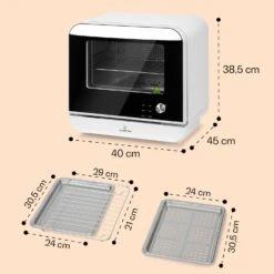 Vita Pro Heißluftfritteuse Dampfgaren 2450 W 18 Ltr 800 Ml Wassertank -Innovation Home Appliances Store 10041334 de 0007 usp